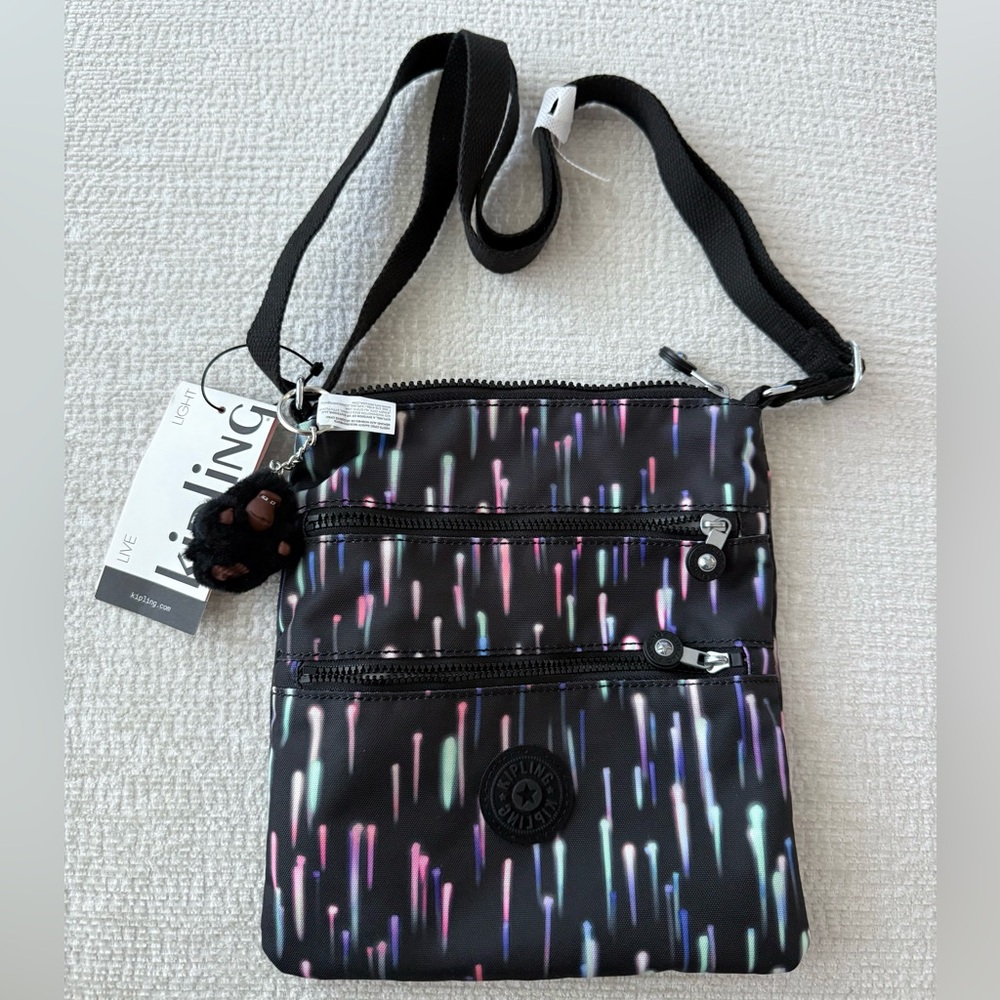 Kipling Multicolor Streak Crossbody Bag